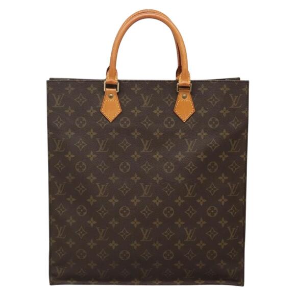 LOUIS VUITTON Monogram Sac Plat Hand Bag M51140 - Picture 2 of 16